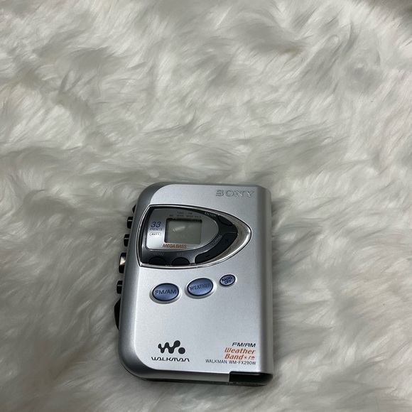Sony Other - Sony Silver Walkman Radio/ Cassette Player Compact Design